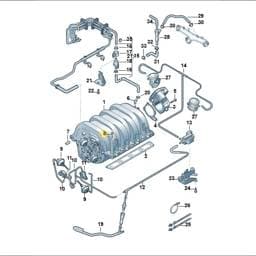 N10695301 Volkswagen Hex Socket Head Bolt