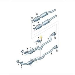 N91076301 Volkswagen Fitted Bolt