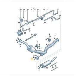 N91075501 Volkswagen Square Head Bolt