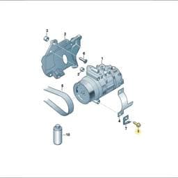 N0103917 Volkswagen Hexagon Bolt