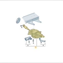 3D1419501AF Volkswagen Steering Column