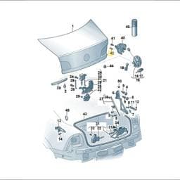 N0142691 Volkswagen Countersunk Bolt