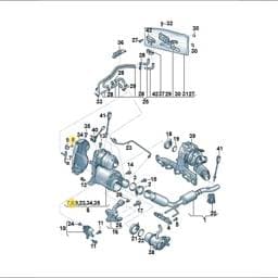N91042302 Volkswagen Oval Hexagon Socket Head Bolt