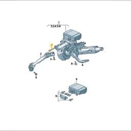 N91226101 Volkswagen Hex Collared Bolt