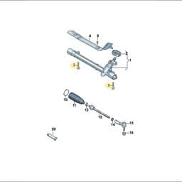 N10785801 Volkswagen Hex Collared Bolt