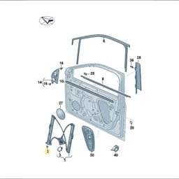 N91295201 Volkswagen Hexagon Collar Nut