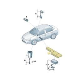 6RU919737C Volkswagen Module Support (Position 4)