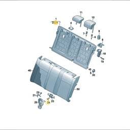N10625802 Volkswagen Flathead Bolt