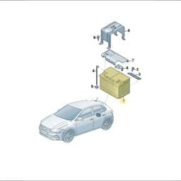 JZW915089A Volkswagen Battery