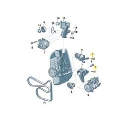 N10664502 Volkswagen Hex Collared Bolt