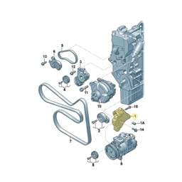 6RF260885 Volkswagen A/C Compressor Bracket