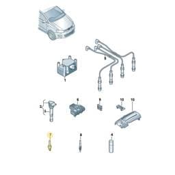 JZW905603B Volkswagen Spark Plug