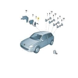 N0385051 Volkswagen Spreader Rivet