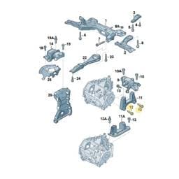 N10703701 Volkswagen Hex Collared Bolt