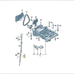 N91100601 Volkswagen Double Stud