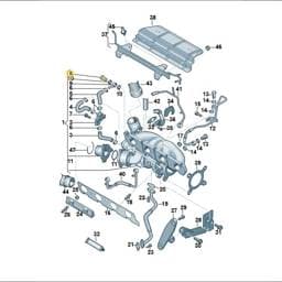 N91043801 Volkswagen Banjo Bolt