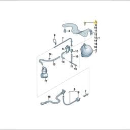 N01388413 Volkswagen Hexagon Head Panel Screw
