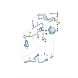 N91009101 Volkswagen Cable Fastener