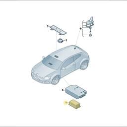5N0035284 Volkswagen Online Services Control Unit