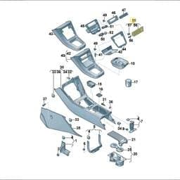 JKV857134B Volkswagen Trim For Switch