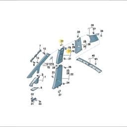 N10457101 Volkswagen Oval Head Panel Screw