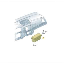 7N0880204C Volkswagen Airbag Unit