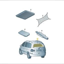 7N0017221B Volkswagen Partition Panel