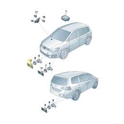 7N0919493 Volkswagen Sensor Bracket