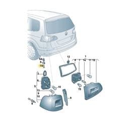 WHT005464 Volkswagen Oval Head Bolt