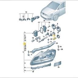 N0177326 Volkswagen Bulb 'Longlife'