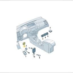 JKV959008 Volkswagen Push Button