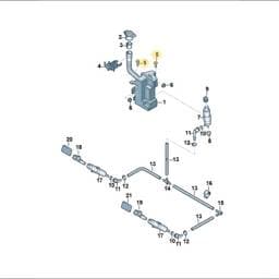 N10160205 Volkswagen Hex Collared Bolt