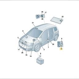 7N0010001F Volkswagen Label