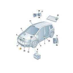 7N0010818P Volkswagen Refrigerant Charge Level Sticker
