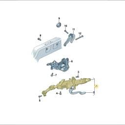 7N1419502P Volkswagen Steering Column