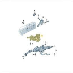 7N0419250C Volkswagen Steering Column Bracket
