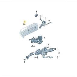 N90959902 Volkswagen Hex Collared Bolt