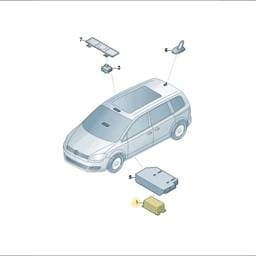 5N0035284A Volkswagen Online Services Control Unit