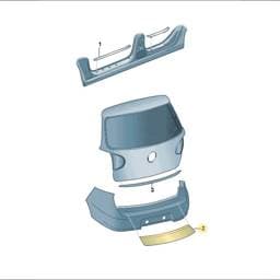 7N0061197A Volkswagen Protective Film Bracket