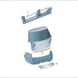 7N0071360 Volkswagen Trim Strip