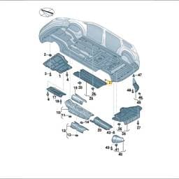 7N0825981 Volkswagen Distance Piece