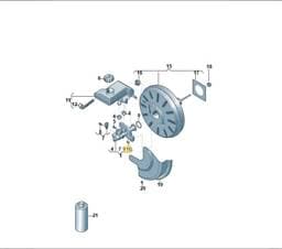 N02214624 Volkswagen Self-Locking Hexagon Nut