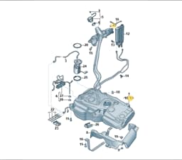 5QA201048 Volkswagen Ground Lead Spacer Bushing