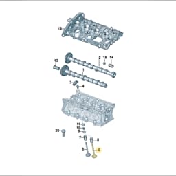06K109611F Audi Exhaust Valve
