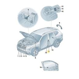 7D0000279BA Volkswagen Data Tag