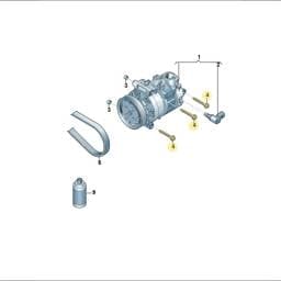 N90707502 Volkswagen Hexagon Head Bolt