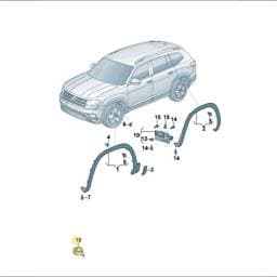 D438P11M4 Volkswagen Double-Sided Adhesive Tape