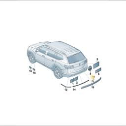 WHT005533A Volkswagen Cap Nut