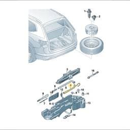 7N0011221 Volkswagen Crank Tool