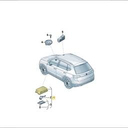 5WA035285F Volkswagen Online Services Control Unit